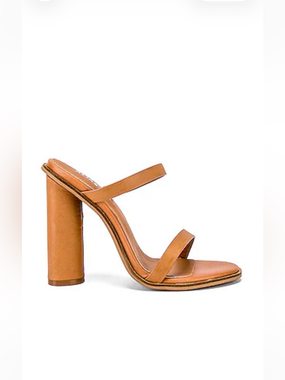 Alias Mae Cognac Strappy Leather Heeled Sandals